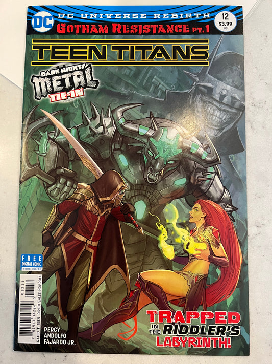 Teen Titans #12 ( DC Comics, 2016, 6th Series) 1st Appearance of Batman who Laughs