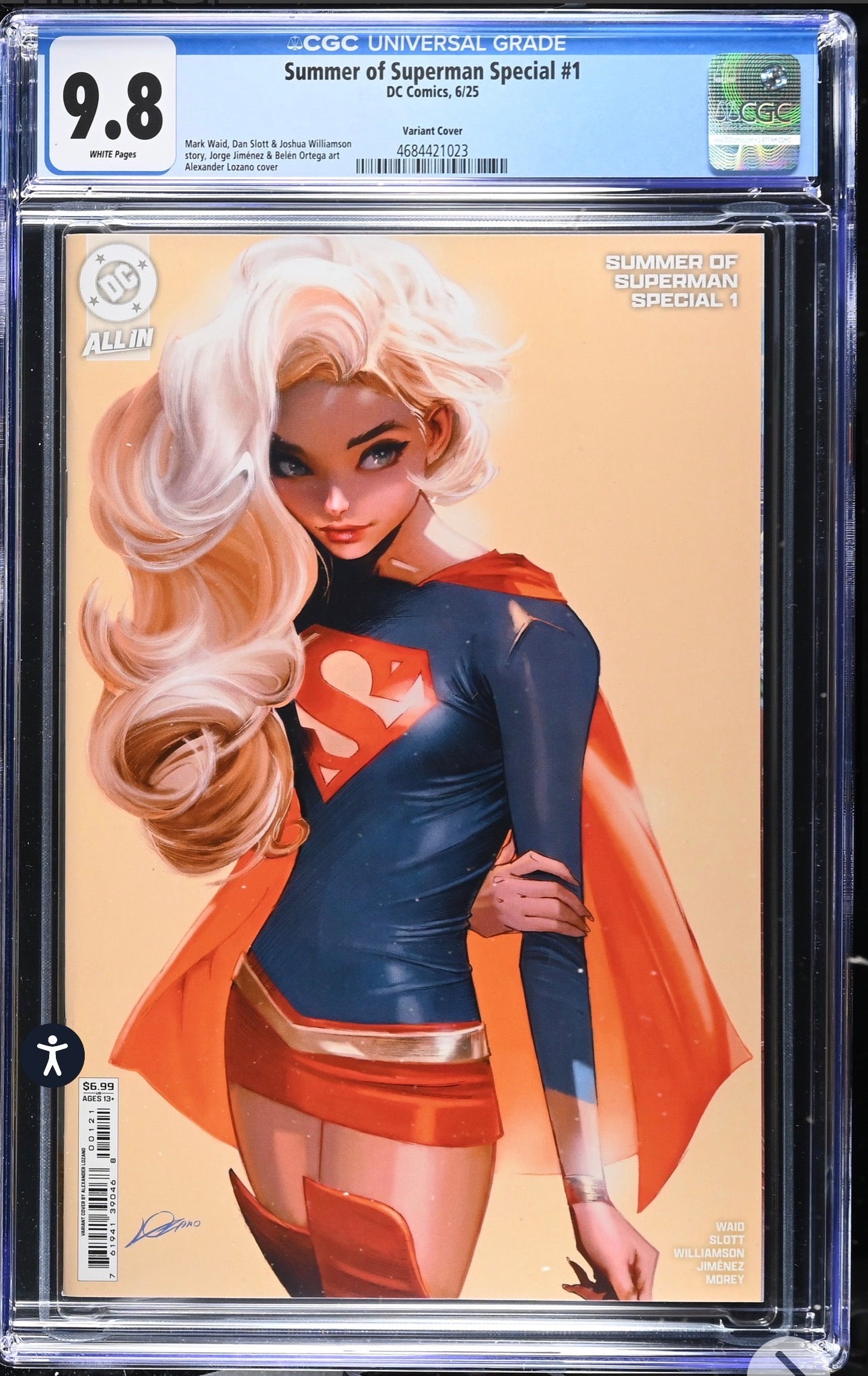 Summer of Superman Special #1 CGC 9.8 (DC, 2025) Alexander Lozano Variant