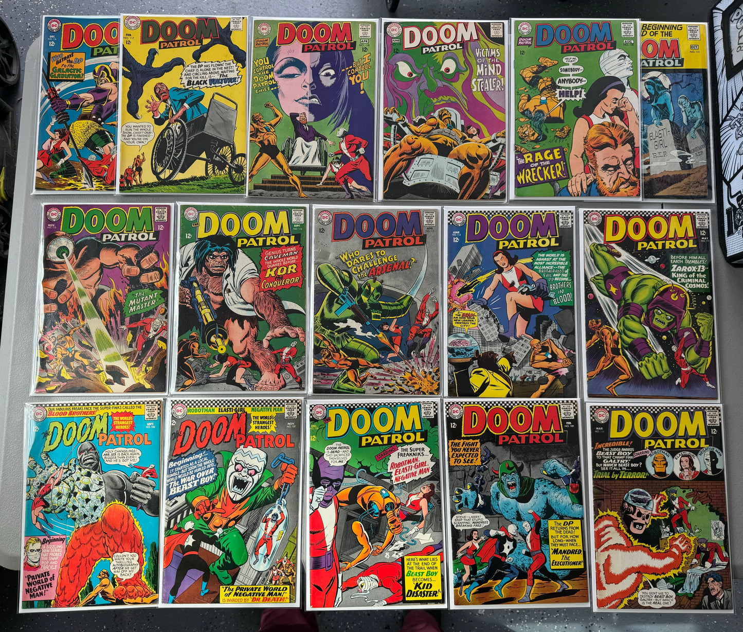 Doom Patrol (DC Comics, 1967) Complete 36 Issue Set 86-121 , See Description