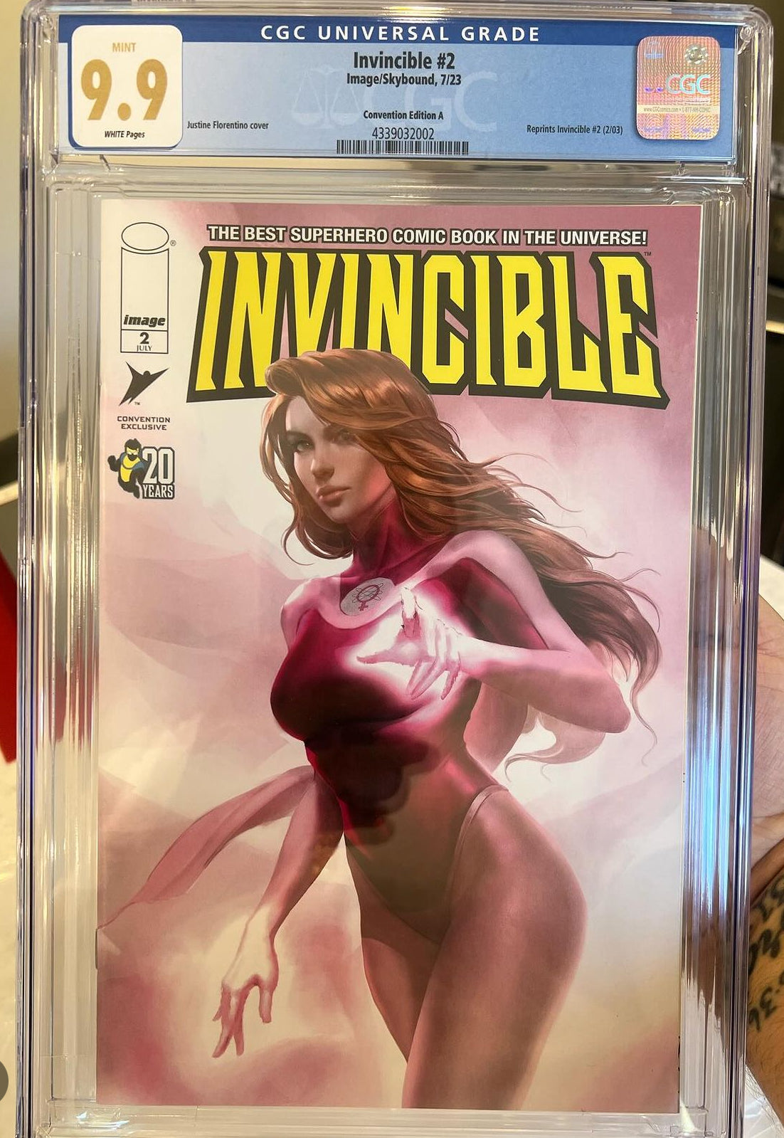 Invincible #2 CGC 9.9 (Image, Skybound 2023) Convention Edition A