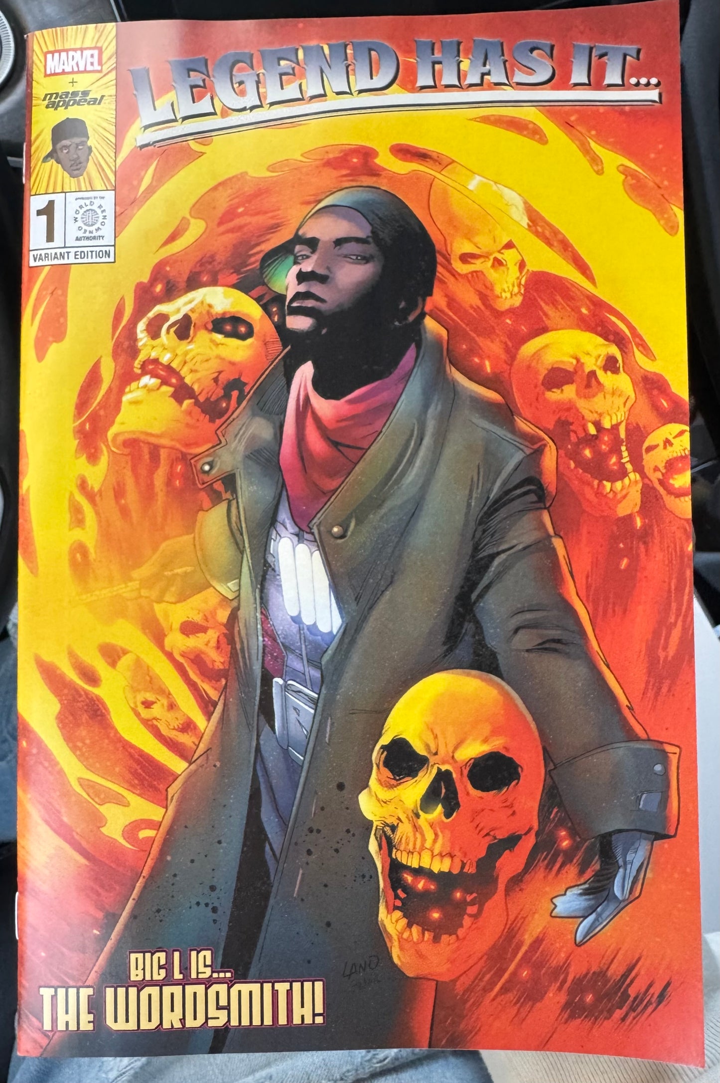 Marvel x Mass Appeal Legend Has it #1 (Marvel, 2025) Greg Land Variant w/ Big L