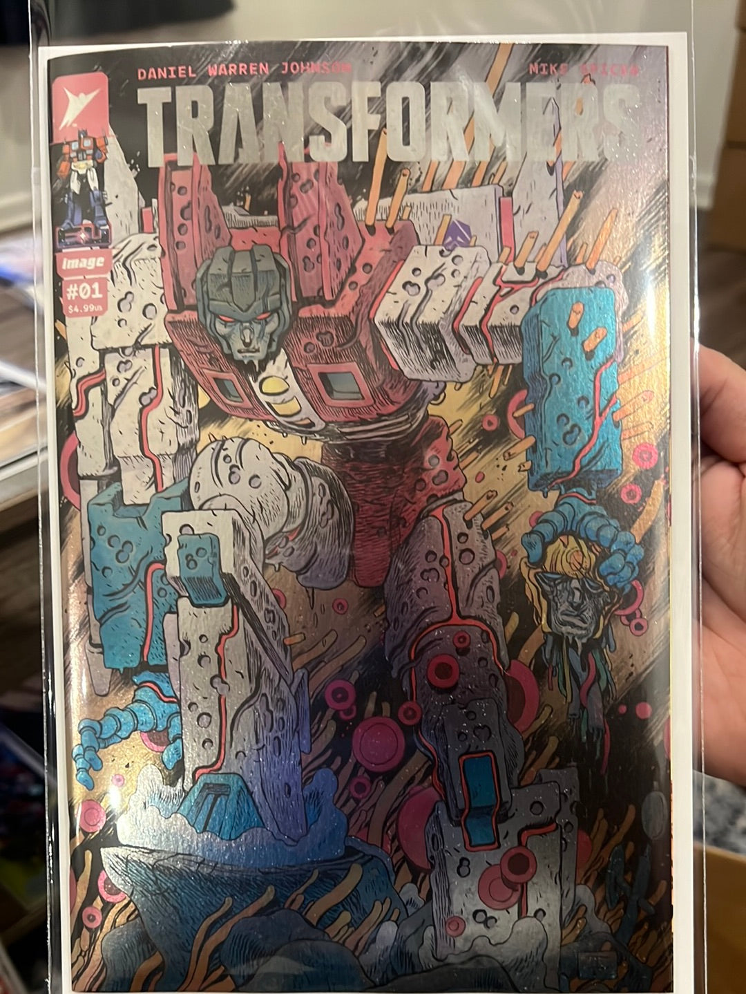 Transformers #1 (2023 Image/Skybound) 1:100 Variant Cover