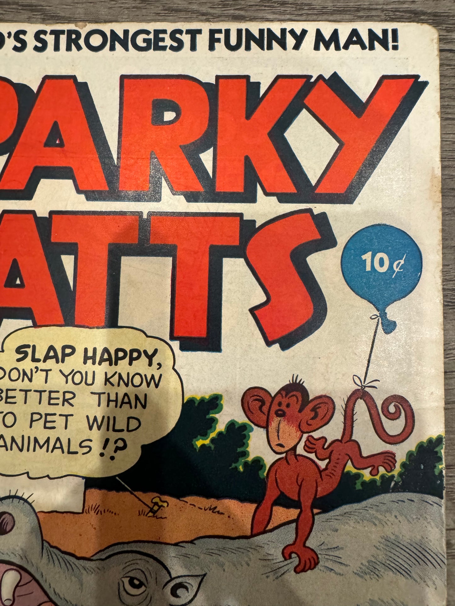 Sparky Watts #7 (Columbia Comics, 1948) Bloody Rogers, Golden Age, See Pictures