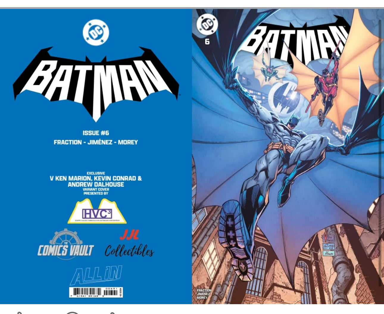 Batman #6 (DC, 2026) JJL Collectibles x The Comics Vault x Happy Valley Con Exclusive Foil Variant by V Ken Marion , Kevin Conrad & Andrew Dalhouse (LTD 1,000)