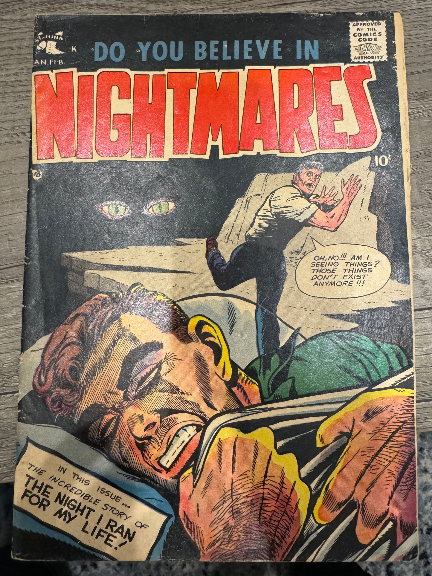 Do you Believe in Nightmares #2 (St. John Publishing, 1958) Golden Age Comics