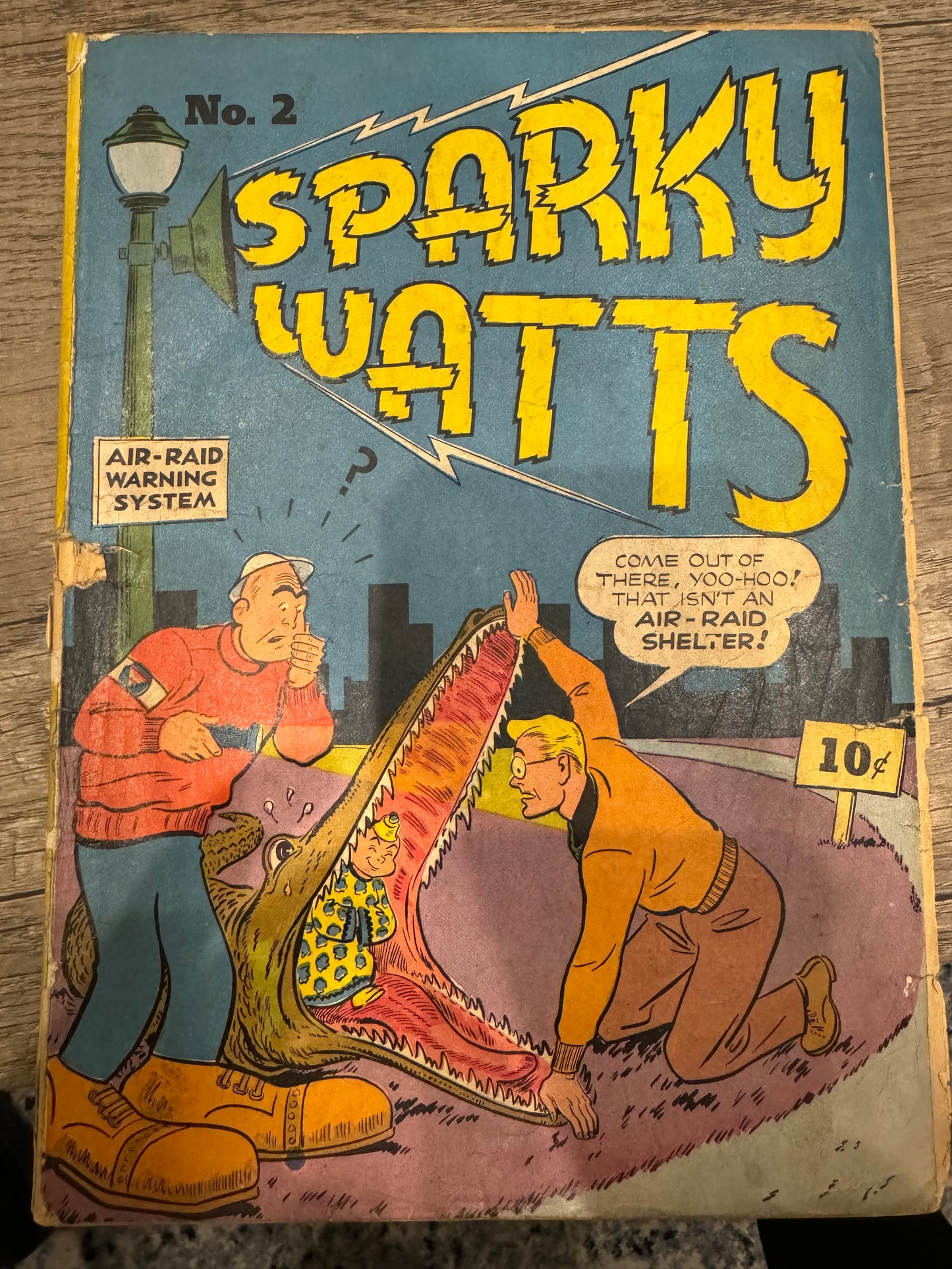 Sparky Watts #2 (Columbia 1942) Rare Golden Age Book, Please See All Pictures