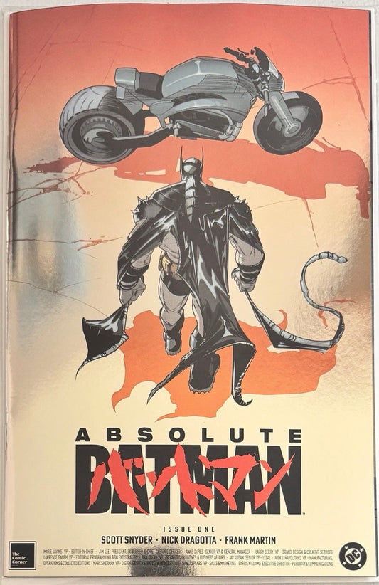 Absolute Batman #1  (2025) Fernandez Akira 10th Print Foil. LTD 2500 NM
