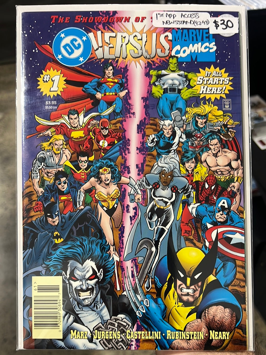 Marvel vs DC (1996) 1st Appearance of All Access