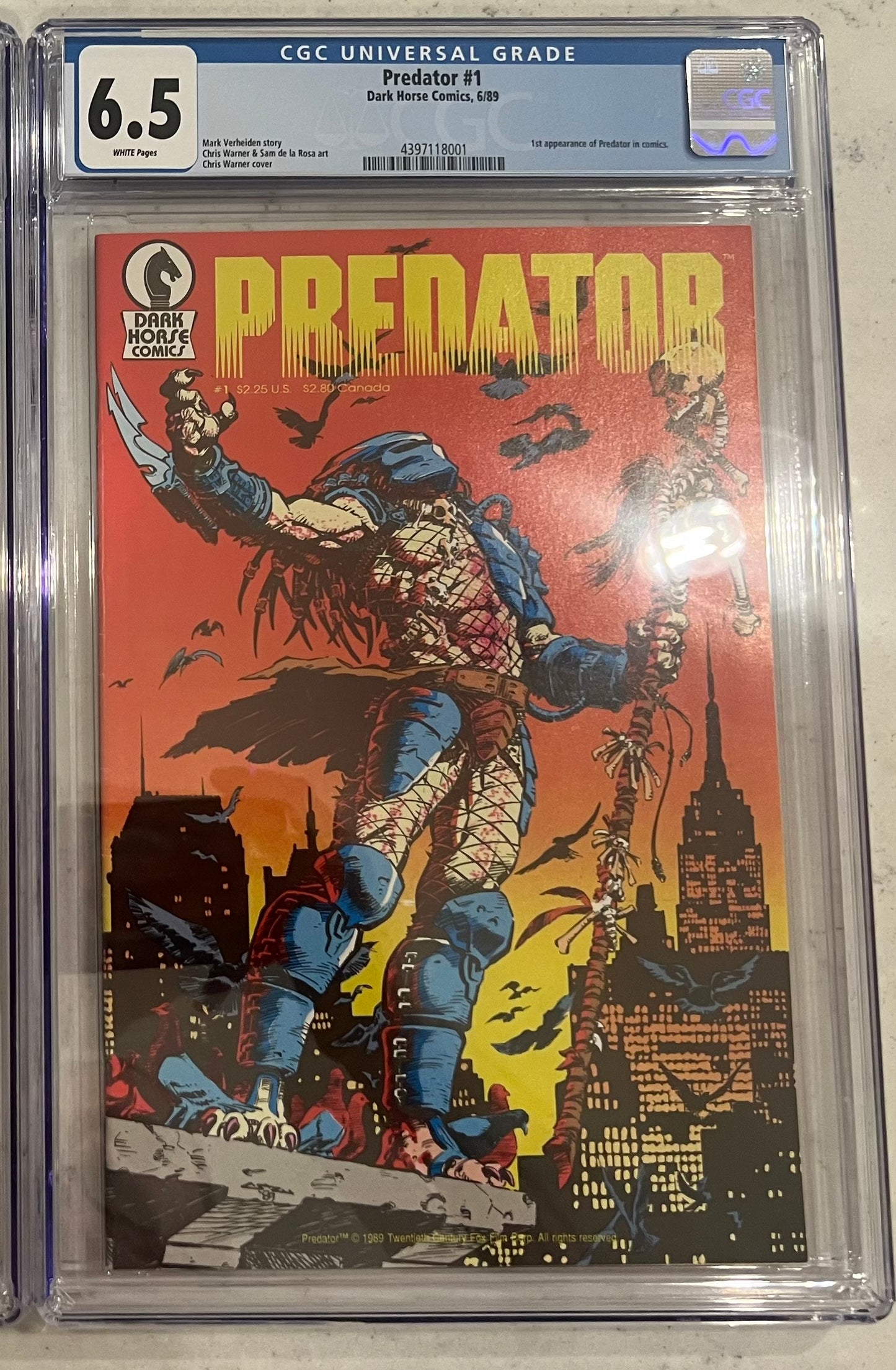 Predator #1 CGC 6.5 (Dark Horse, 1989)