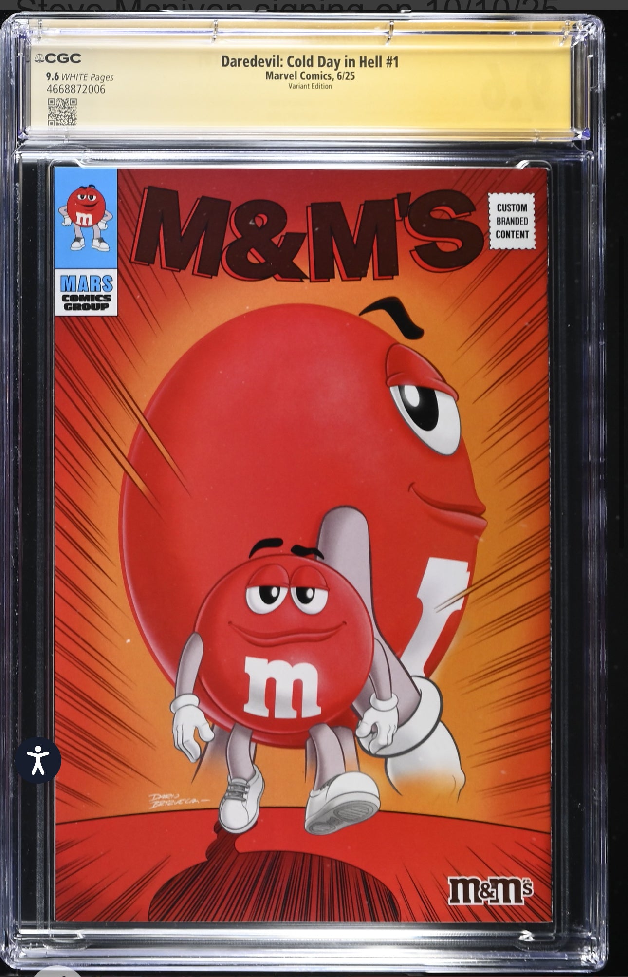 Daredevil: Cold Day in Hell #1 CGC SS 9.6 Signed By Rose Besch, Steve McNiven And Charles Soule (Marvel, 2025)