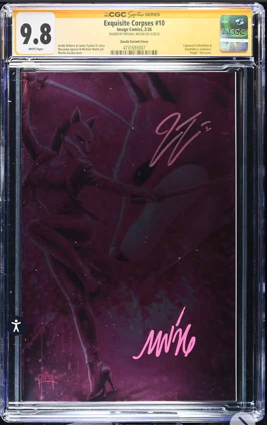 EXQUISITE CORPSES #10 CGC SS 9.8 Zavala Foil Signed By James Tynion & Walsh