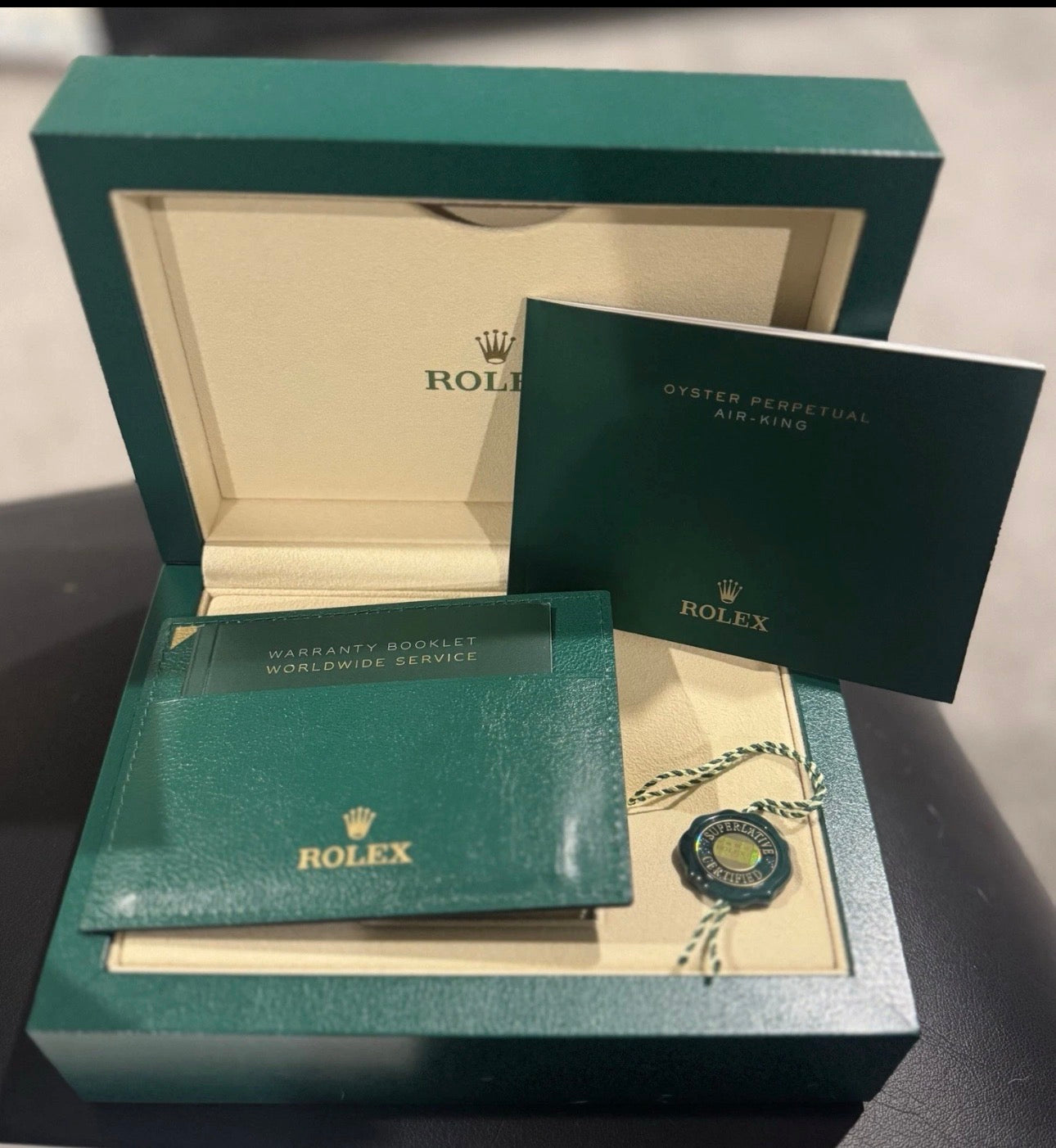 Rolex Air-King Watch 116900 Pre-Owned W/ Box & Papers Purchased October, 2022