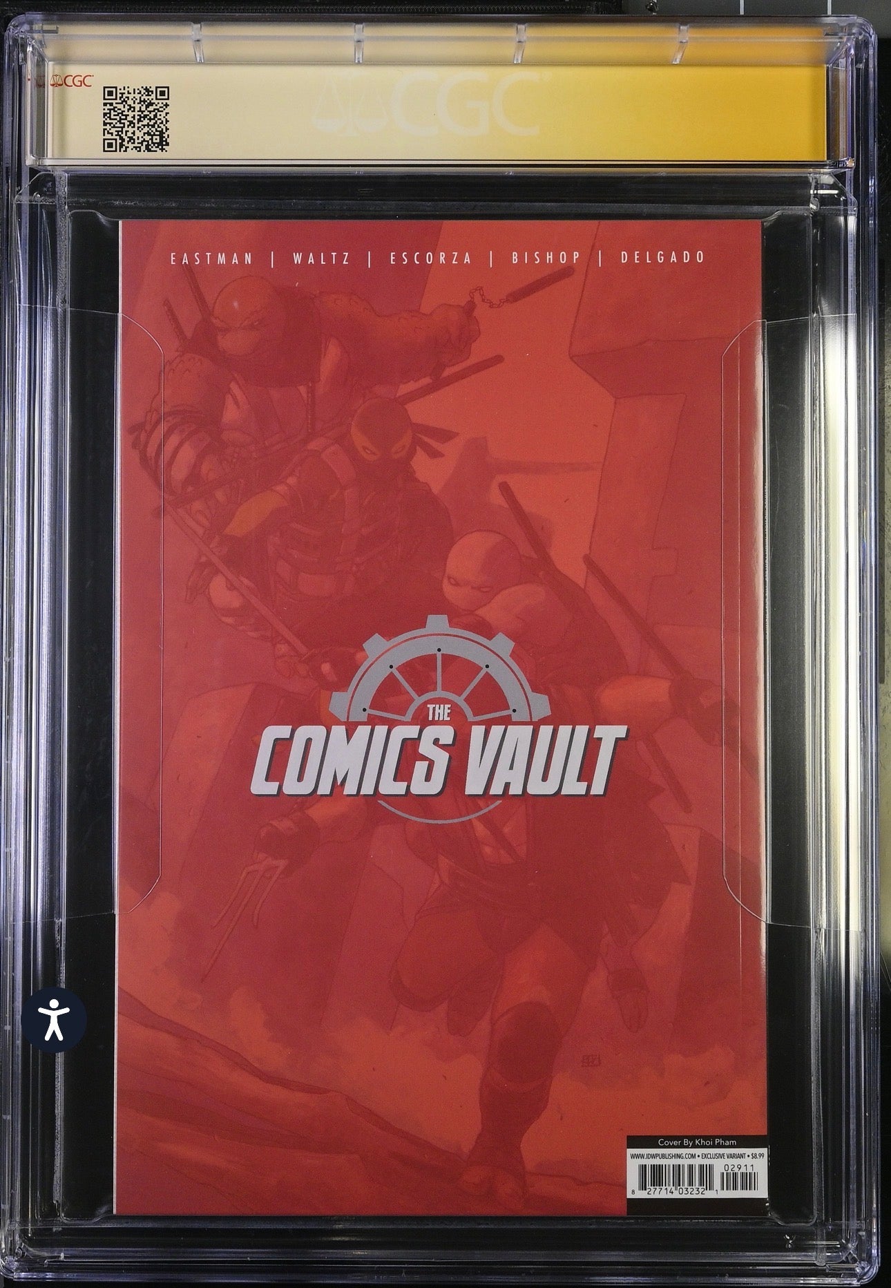 TMNT The Last Ronin II Re-Evolution #1 CGC SS 9.2 Signed By Khoi Pham The Comics Vault Variant