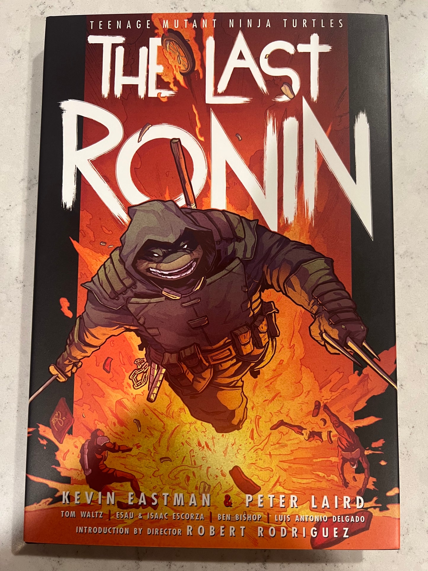 Teenage Mutant Ninja Turtles: The Last Ronin Hardcover (Collecting 1-5) SDCC 2022 Exclusive Signed by Kevin Eastman and Peter Laird