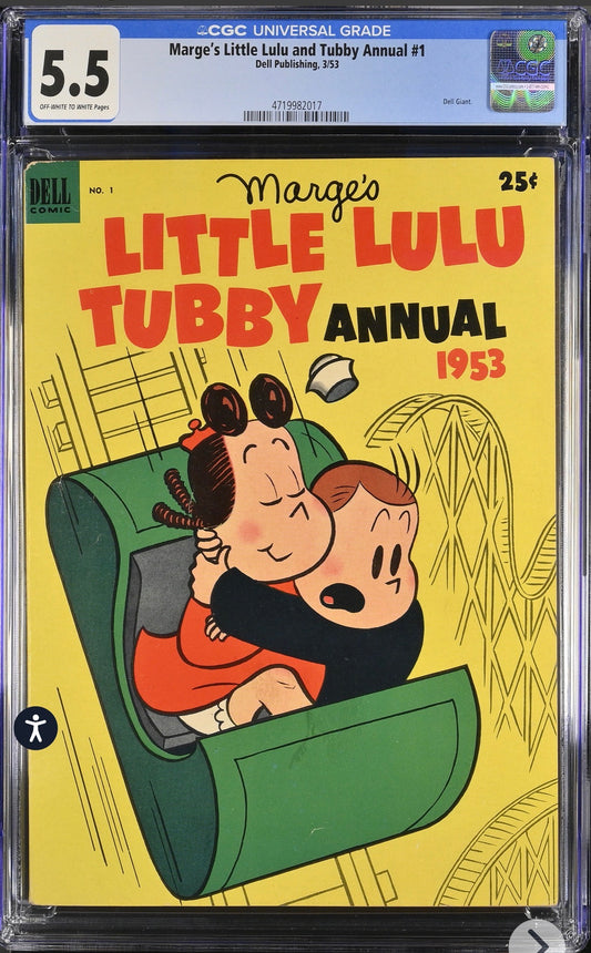 Marge's Little Lulu and Tubby Annual #1 CGC 5.5 (Dell, 1953) Golden Age