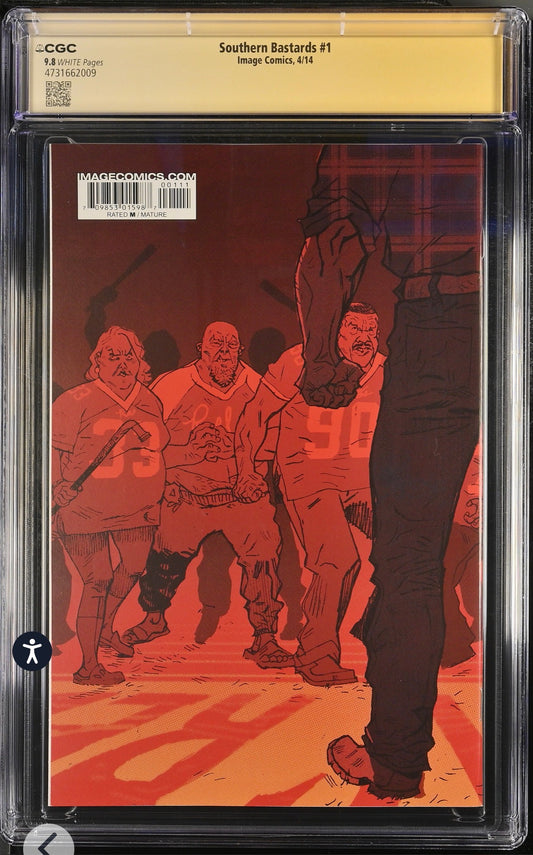 SOUTHERN BASTARDS #1 CGC SS 9.8 Signed By Jason Aaron (Image, 2014) Show Coming