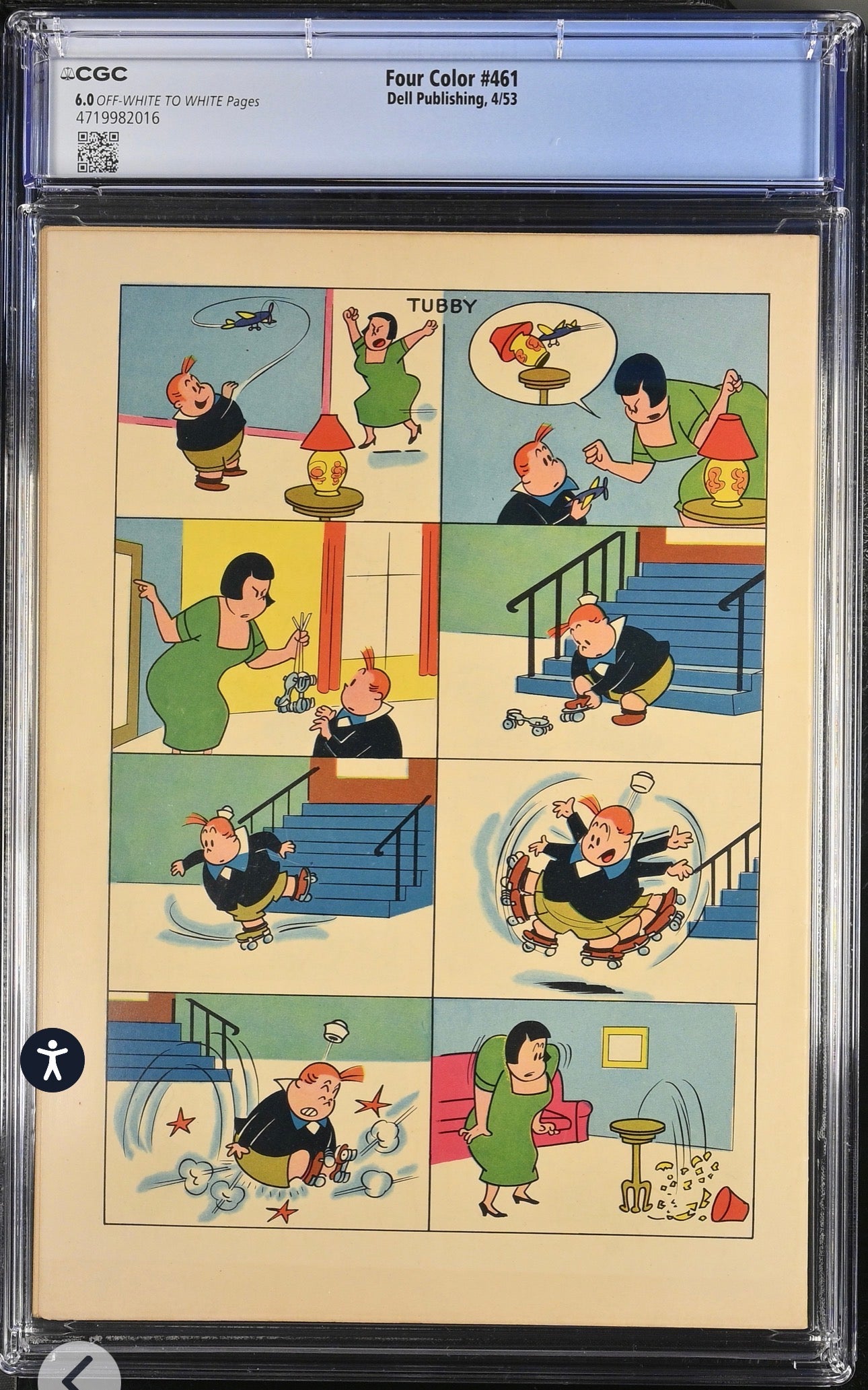Four Color #461 CGC 6.0 (Dell, 1953) Golden Age Marge’s Tubby