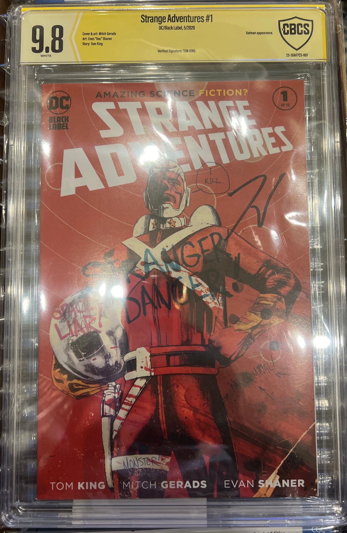 Strange Adventures #1 (DC Comics 2020) CBCS 9.8 Verified Signature from Tom King
