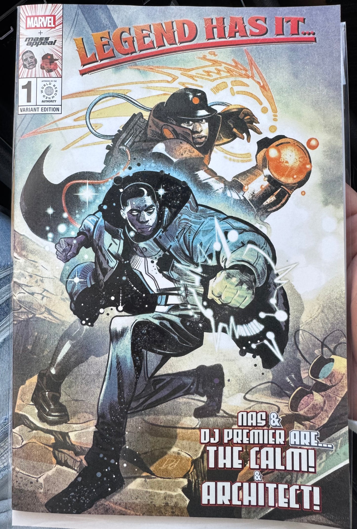 Marvel x Mass Appeal Legend Has it #1 (Marvel, 2025) Mike Del Mundo Variant w/Nas & DJ Premier