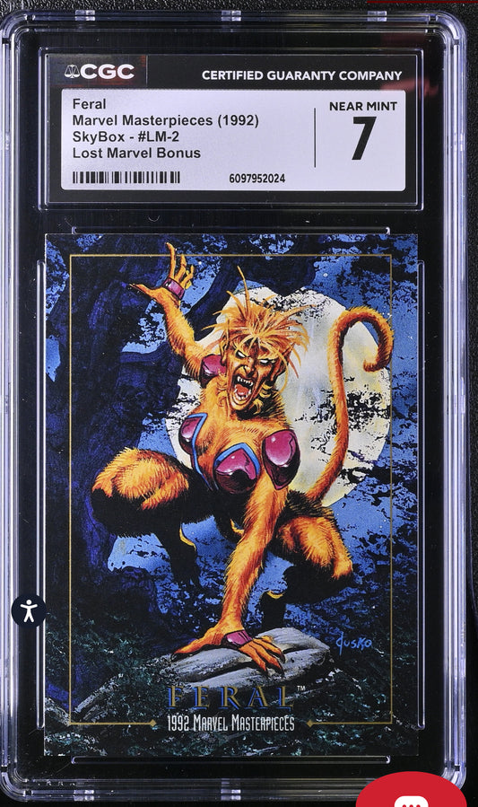 Lost Marvel Bonus Set ALL CGC Marvel Masterpieces (1992) Skybox (See Description) CGC Cards