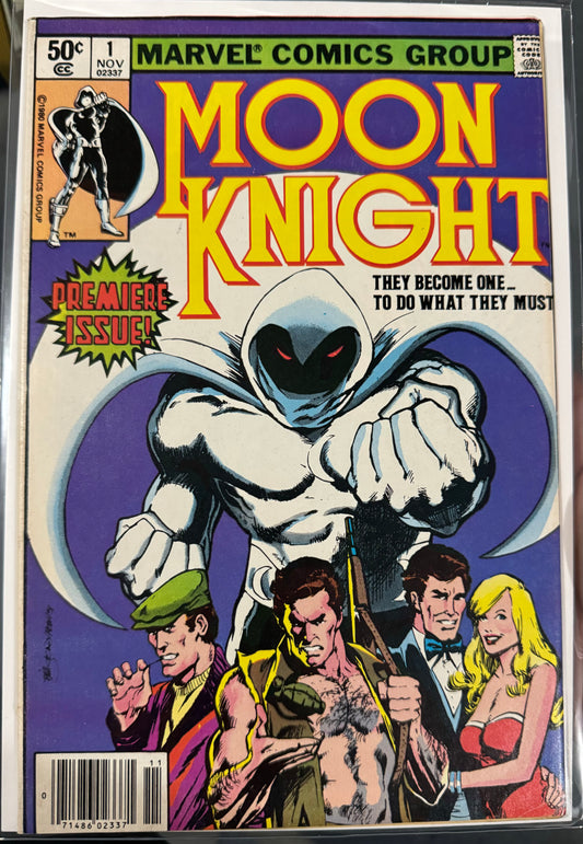 Moon Knight #1 (Marvel, 1980) 1st Appearance of Bushman (Newsstand Edition)