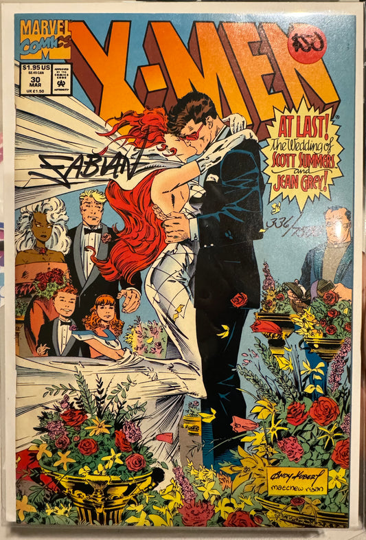 X-Men #30 (Marvel, 1994) Signed by Fabian Nicieza