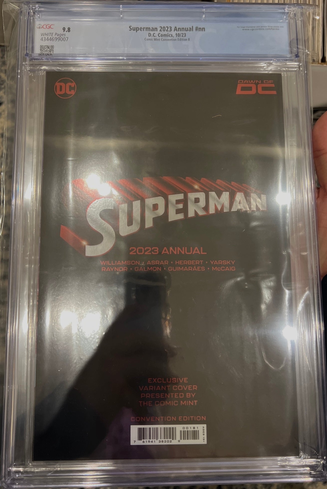 Superman 2023 Annual #nn CGC 9.8 (NYCC Comic Mint Foil Edition) DC Comics