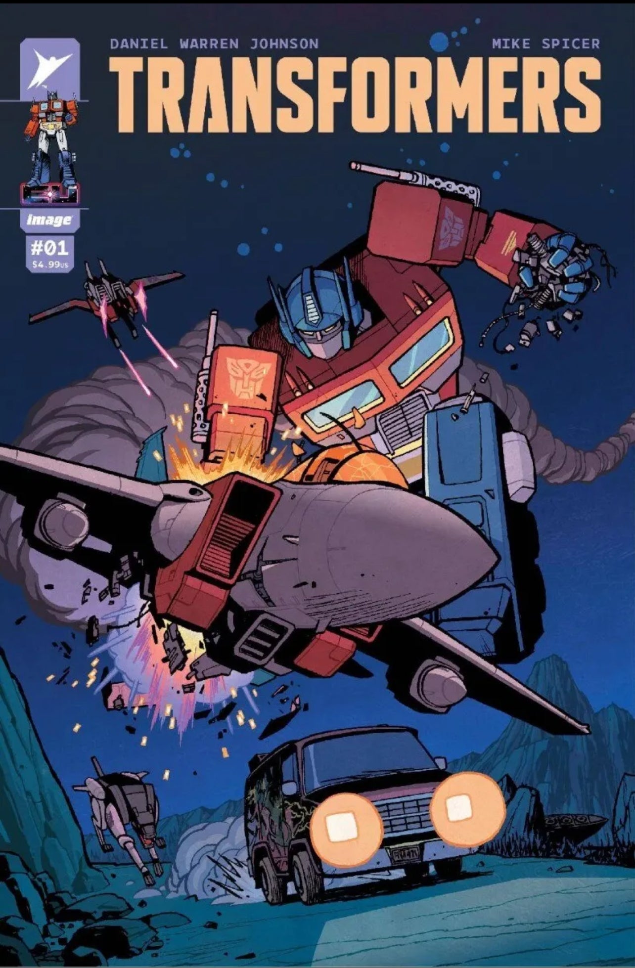 Transformers #1 (Image/Skybound 2023) 1:25 Incentive Cover by Cliff Chiang