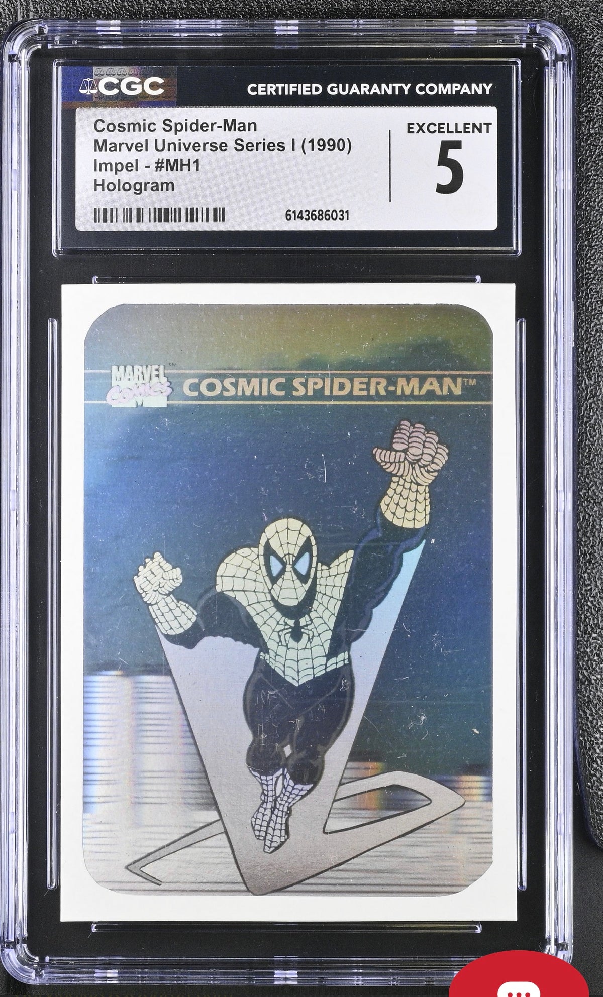 IMPEL 1990 Marvel Universe 1, #MH1-MH5 HOLOGRAM GRADED CGC SET SEE DESCRIPTION