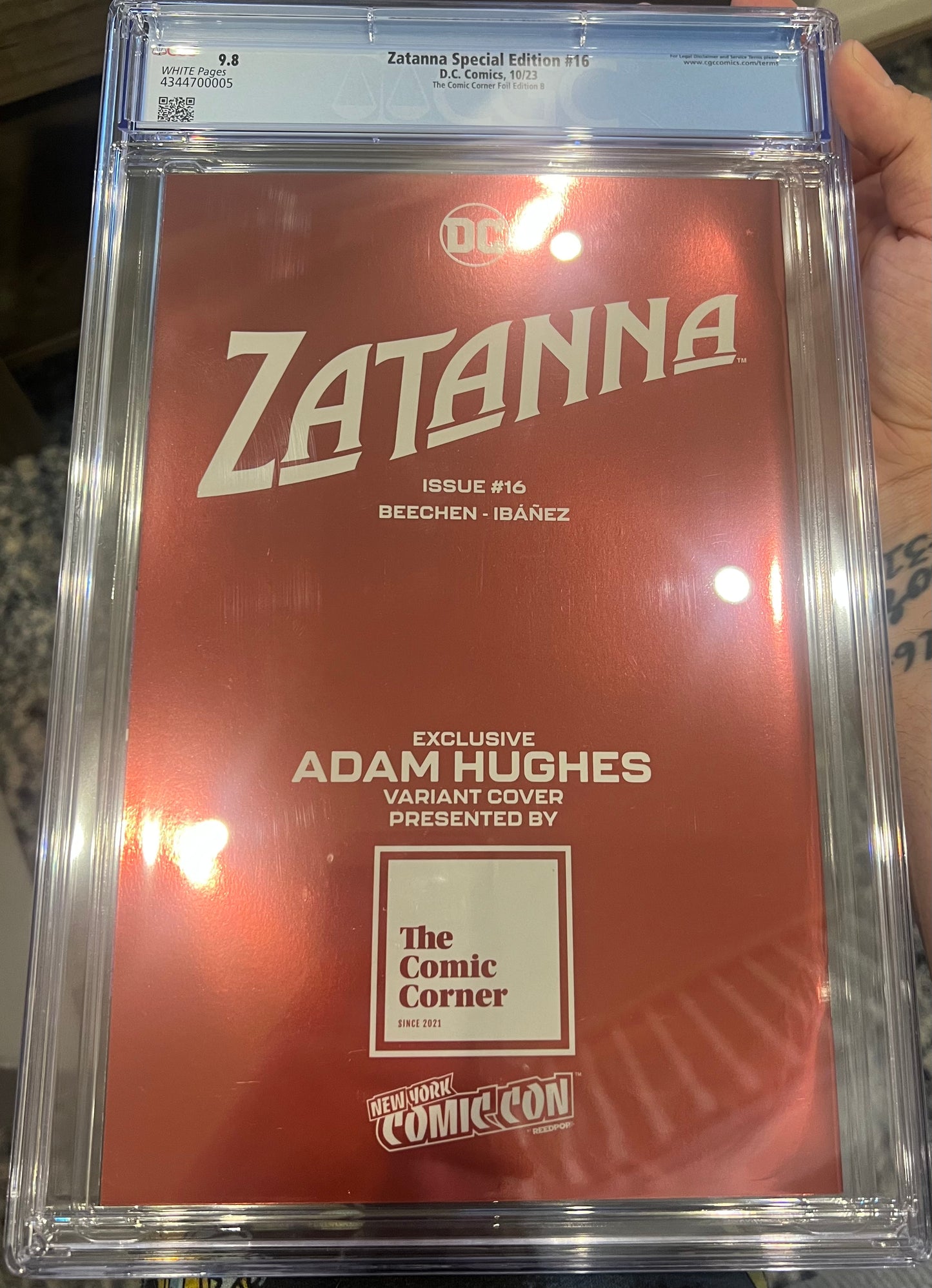 Zatanna #16 CGC 9.8 (NYCC Foil Edition)
