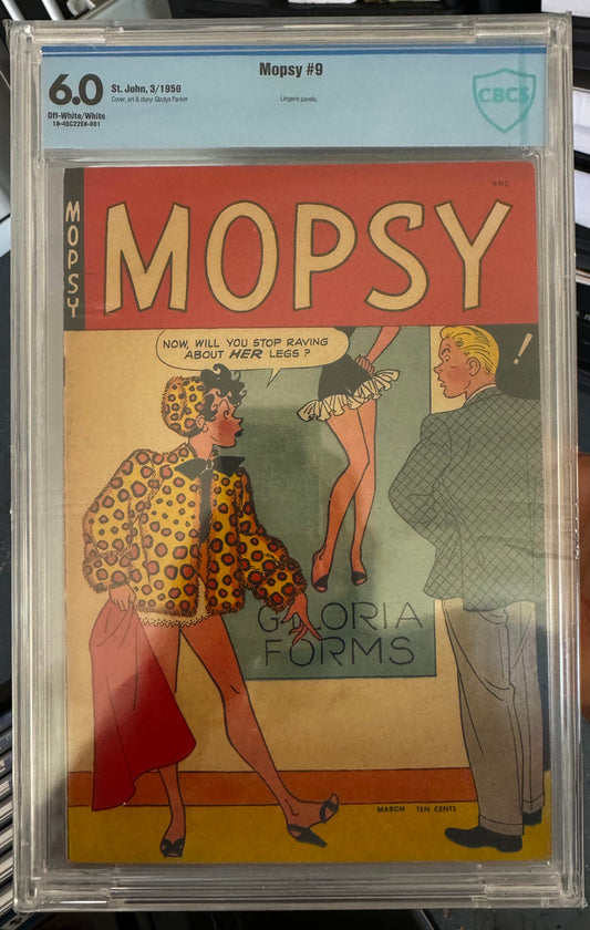 Mopsy # 9 CBCS 6.0 (St. John 1950) Golden Age Gladys Parker