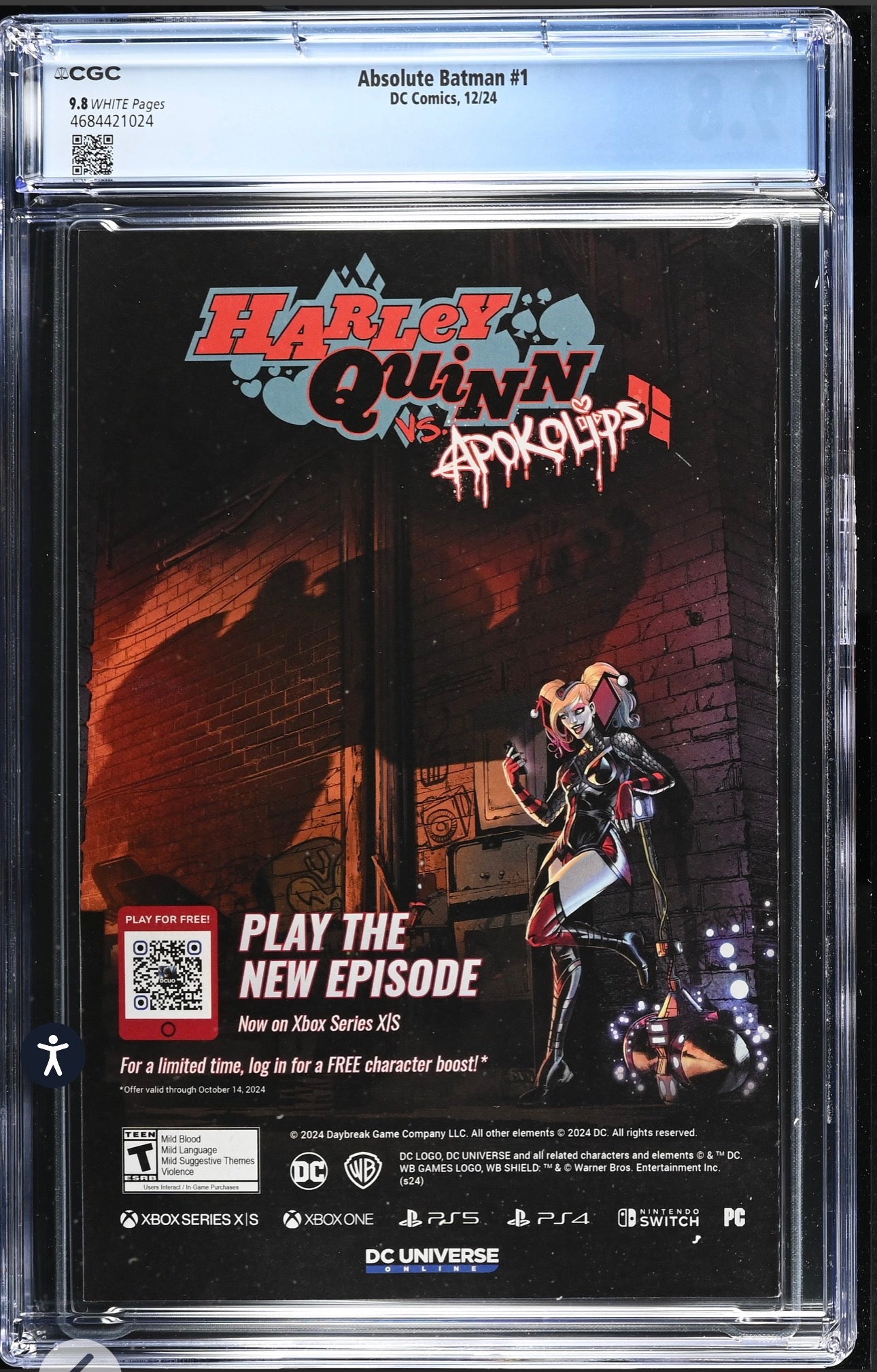 Absolute Batman #1 CGC 9.8 (DC, 2024)