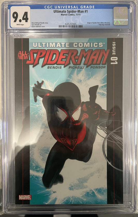 Ultimate Comics Spider-Man #1 CGC 9.4 (Marvel,2nd Series) Miles Morales