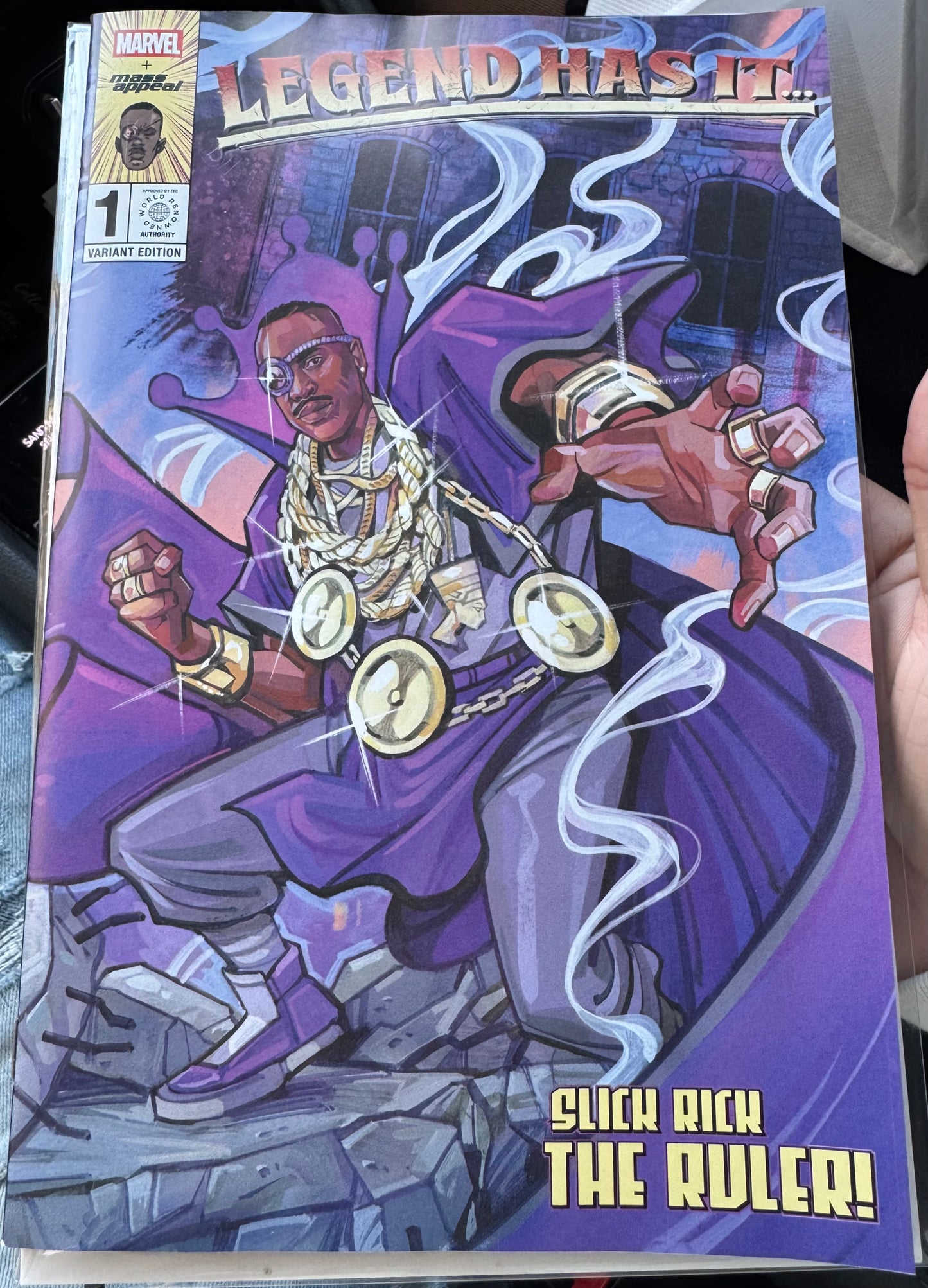 Marvel x Mass Appeal Legend Has it #1 (Marvel, 2025) Slick Rick Variant