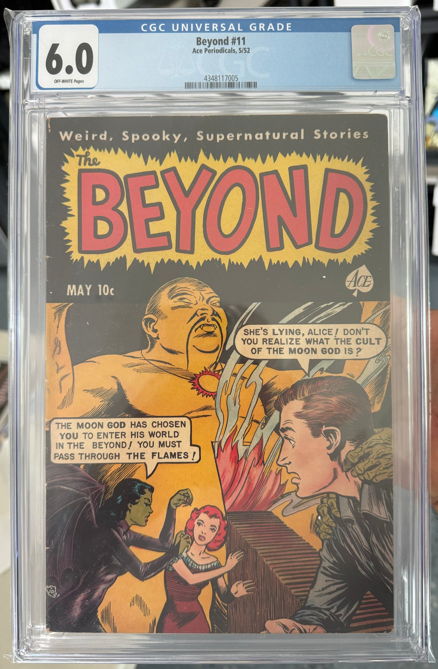 Beyond #11 CGC 6.0 (Ace Periodicals, 1952) Golden Age Pre-Code Horror