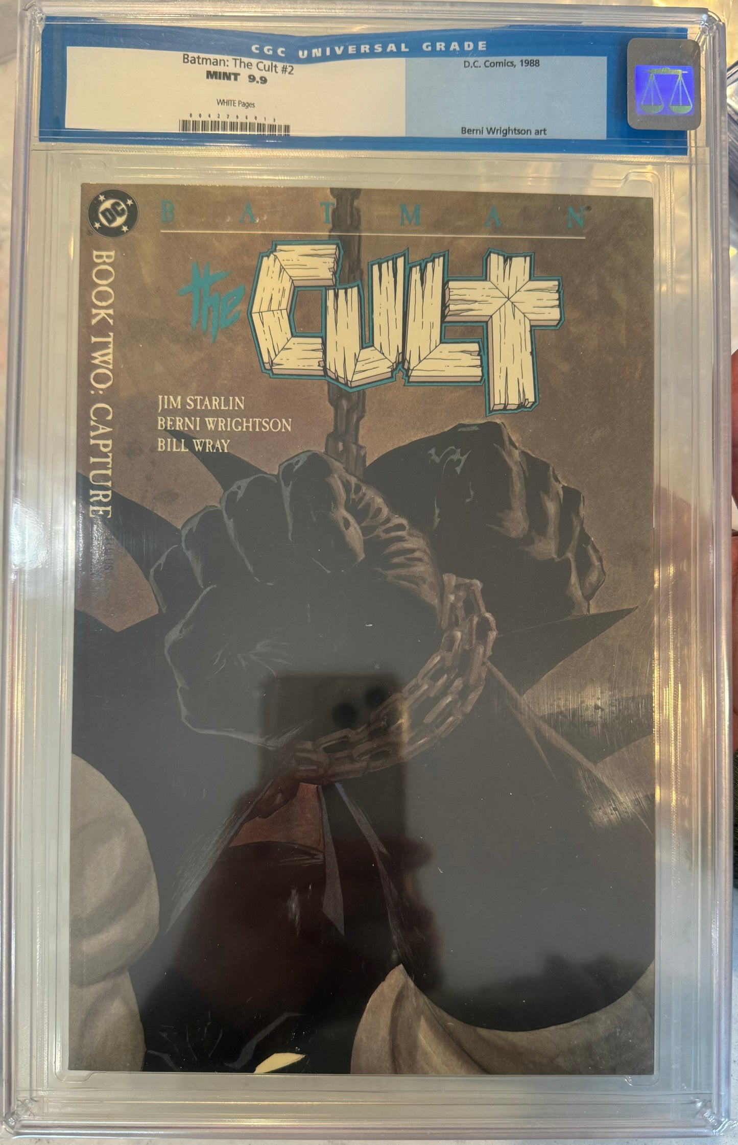 Batman: The Cult #2 CGC 9.9 DC Comics, Bernie Wrightson (Graded In 2001!!)