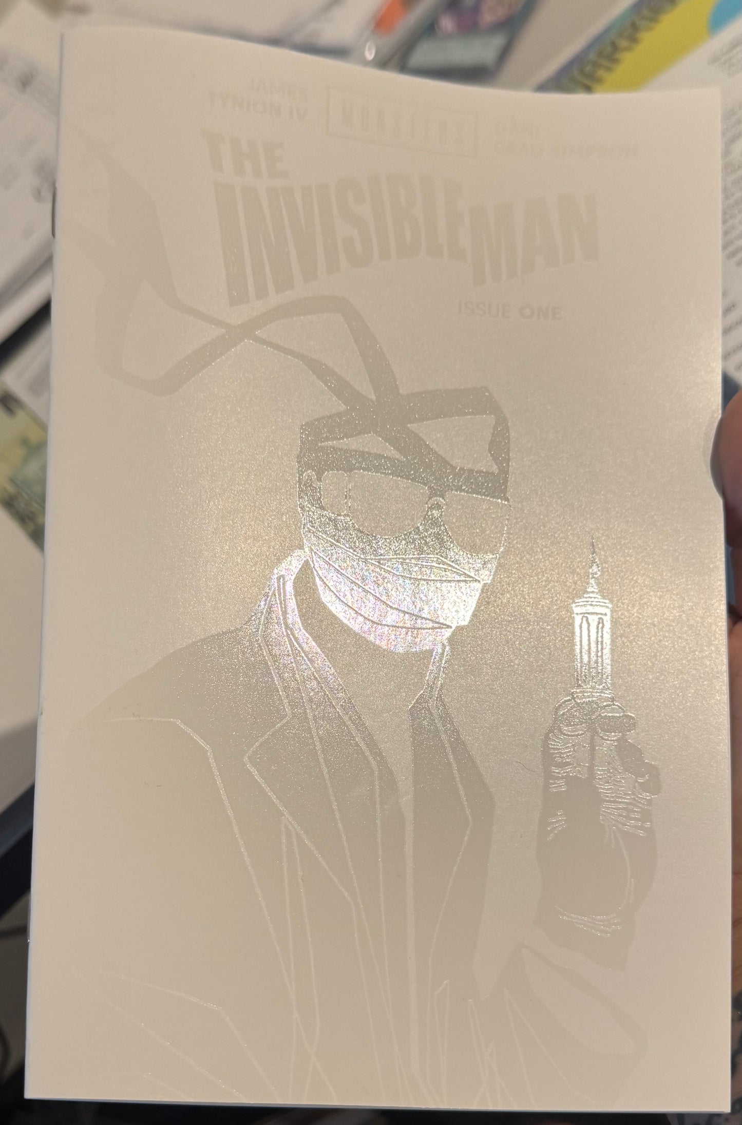 Universal Monsters: Invisible Man #1 (Image, 2025) Thank You Variant (1 per store) (Non-Error)