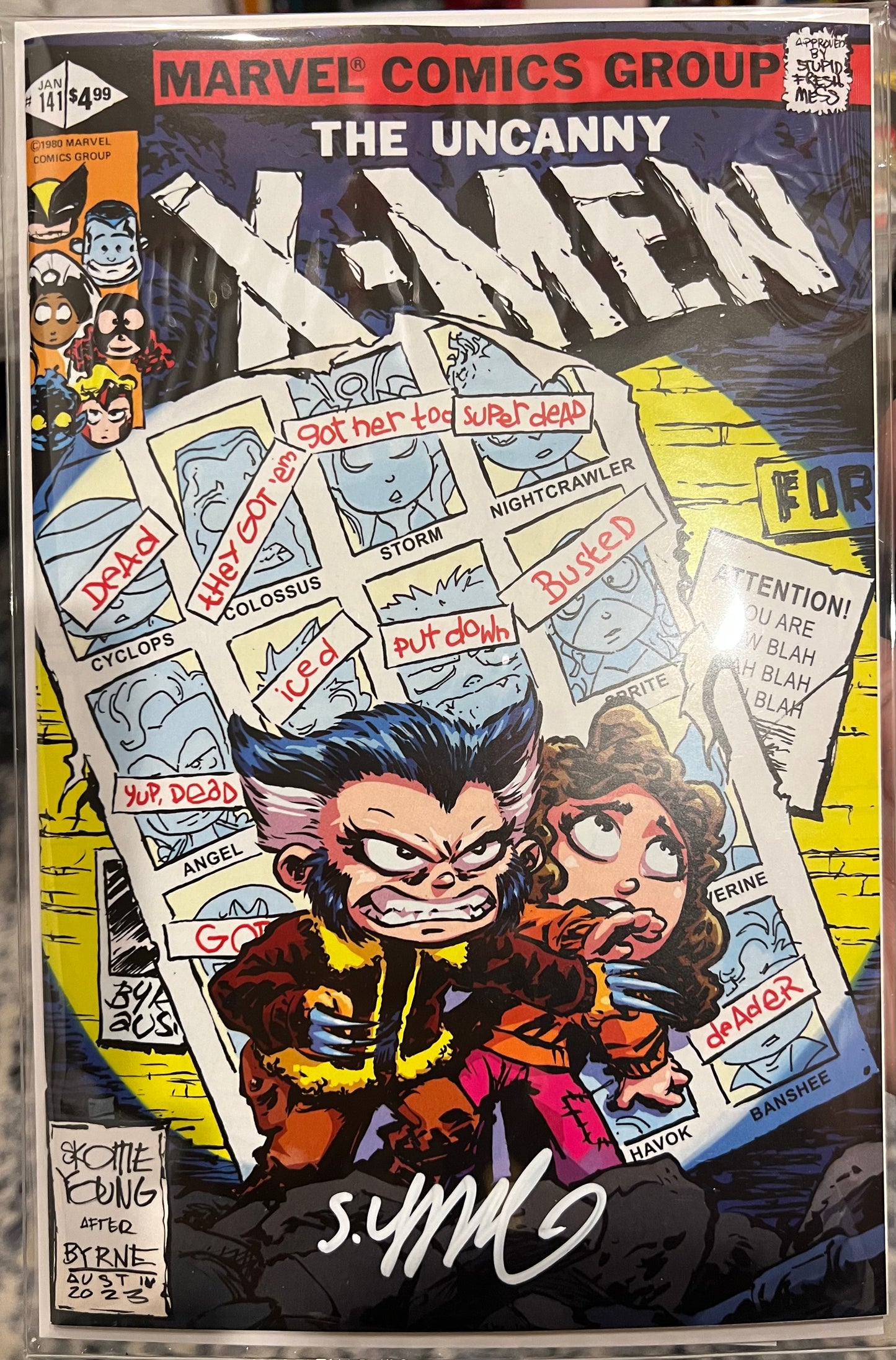 Uncanny X-Men #141 Facsimile Variant by Skottie Young (signed by Skottie) Marvel