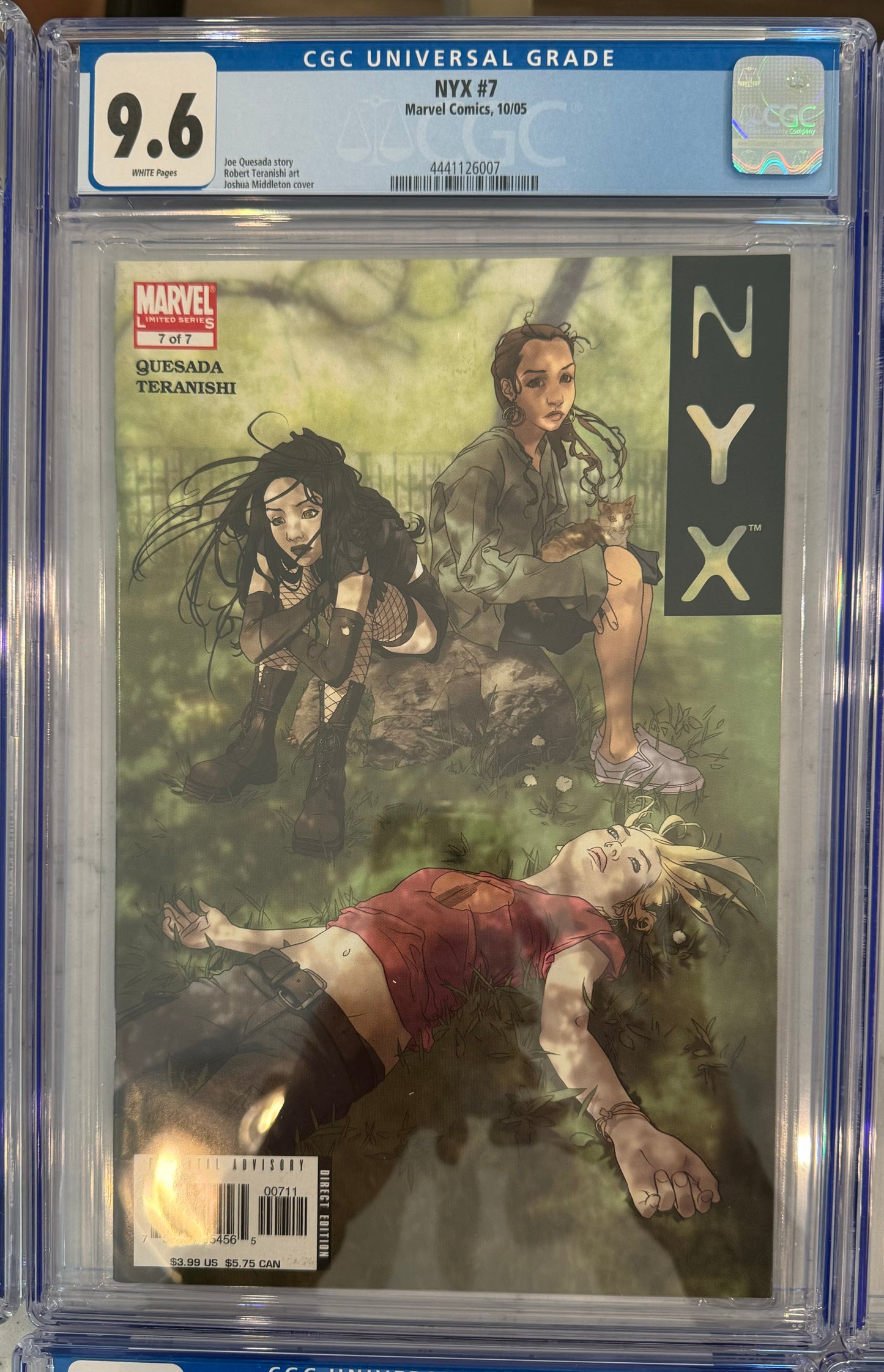 NYX #1-#7 COMPLETE CGC SET 1st APP OF KIDEN NIXON X-23 (Laura Kinney) Marvel 1st Series, 2003