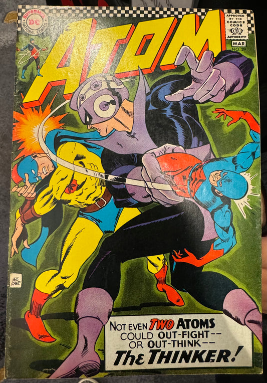 The Atom #29 (DC, 1967)  1st solo Golden Age Atom appearance in Silver Age