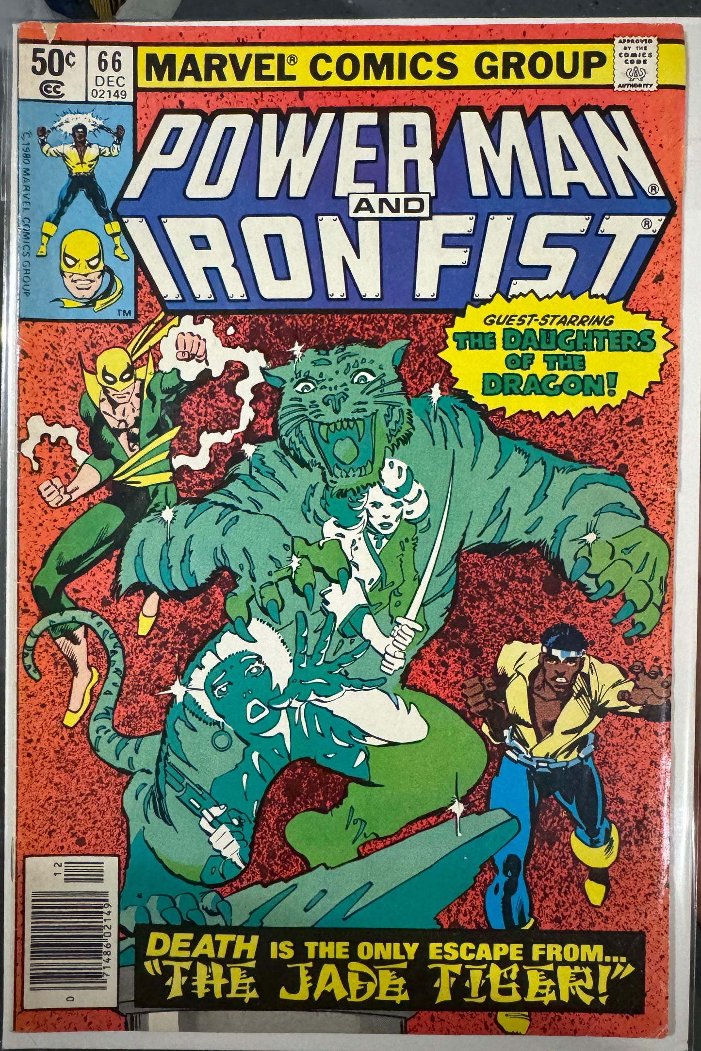 Power Man and Iron Fist #66 (Marvel, 1980) 2nd Appearance of Sabretooth (Newsstand Edition)