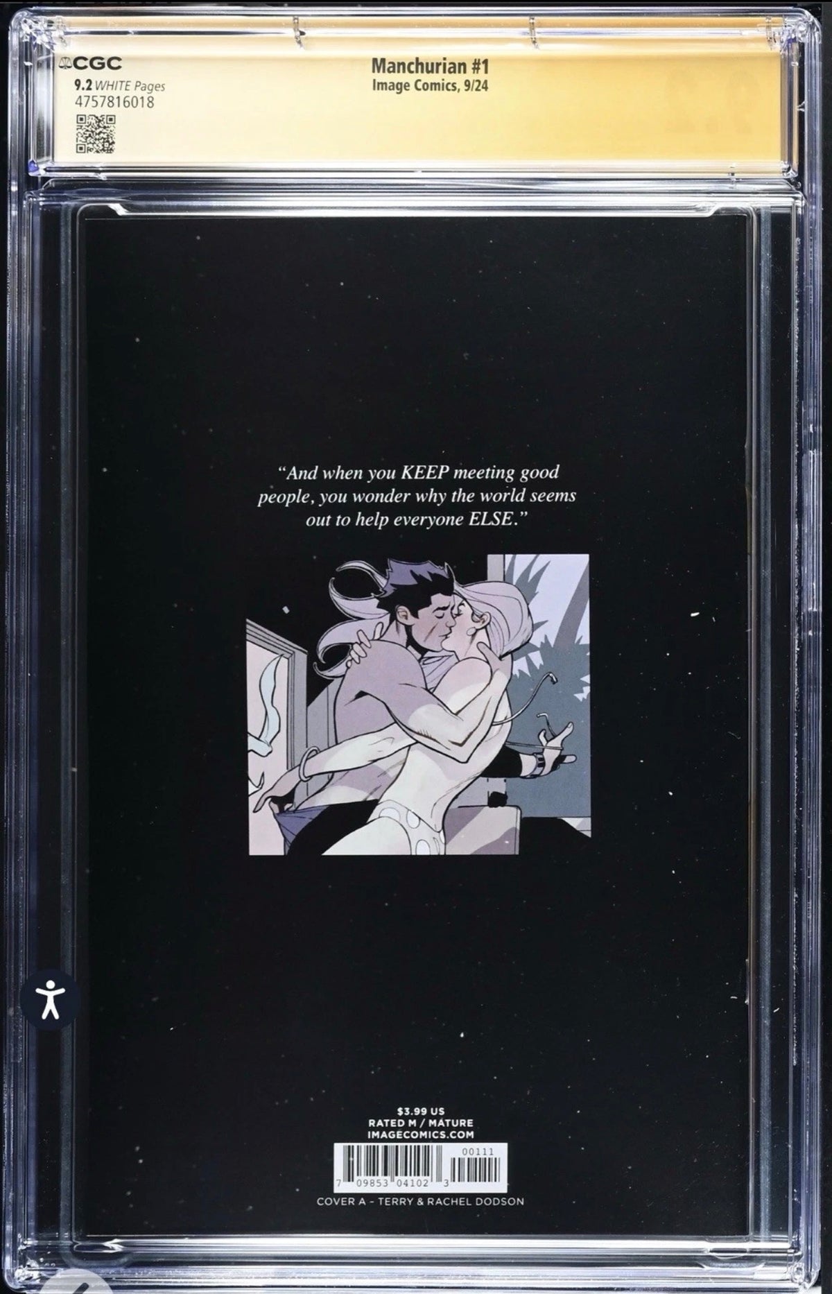 The Manchurian #1 CGC SS 9.2 Signed By Pornsak Pitchetshote (Image, 2024)