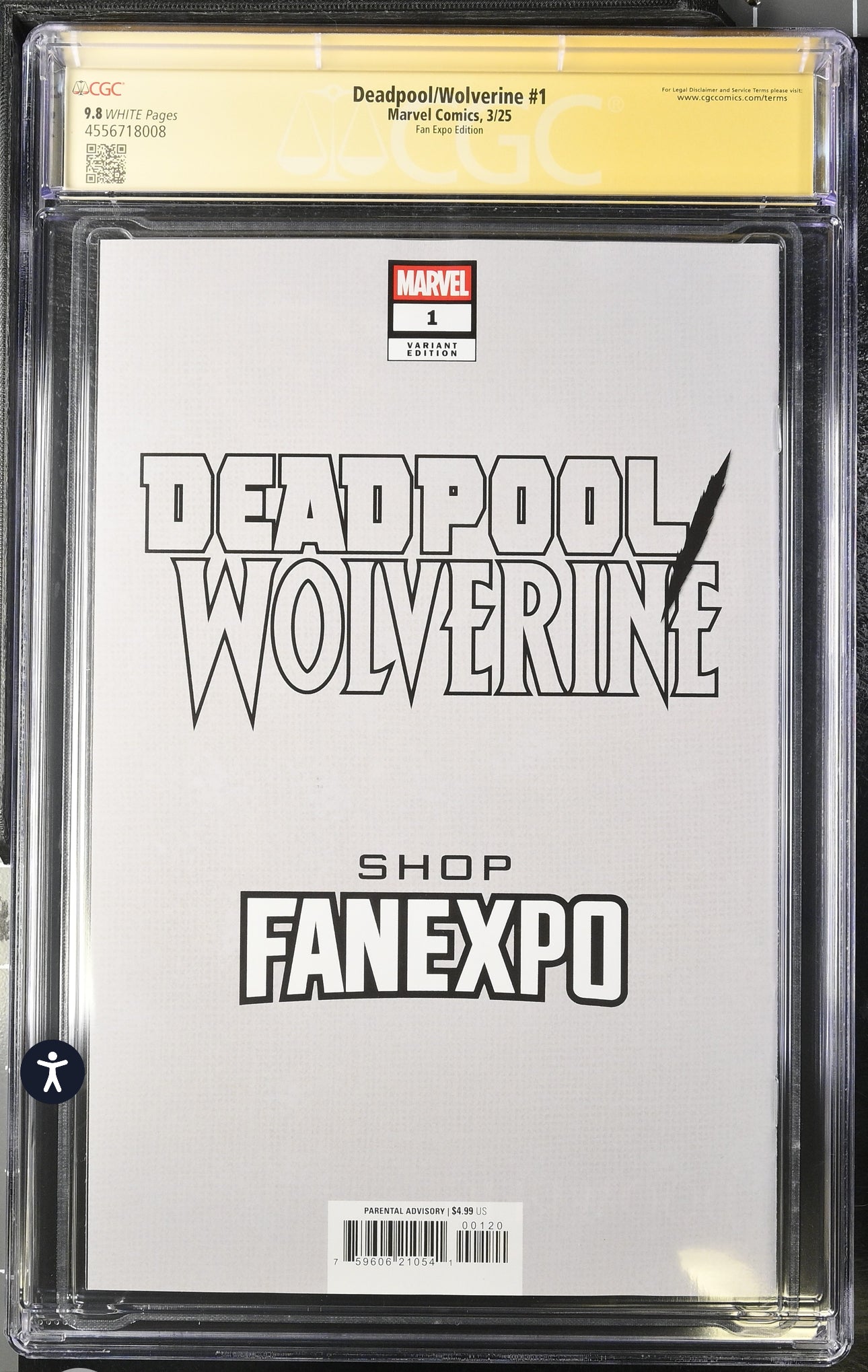 Deadpool Wolverine #1 CGC SS 9.8 (Marvel, 2025) Lee Bermejo Limited Edition Trade Dress Variant