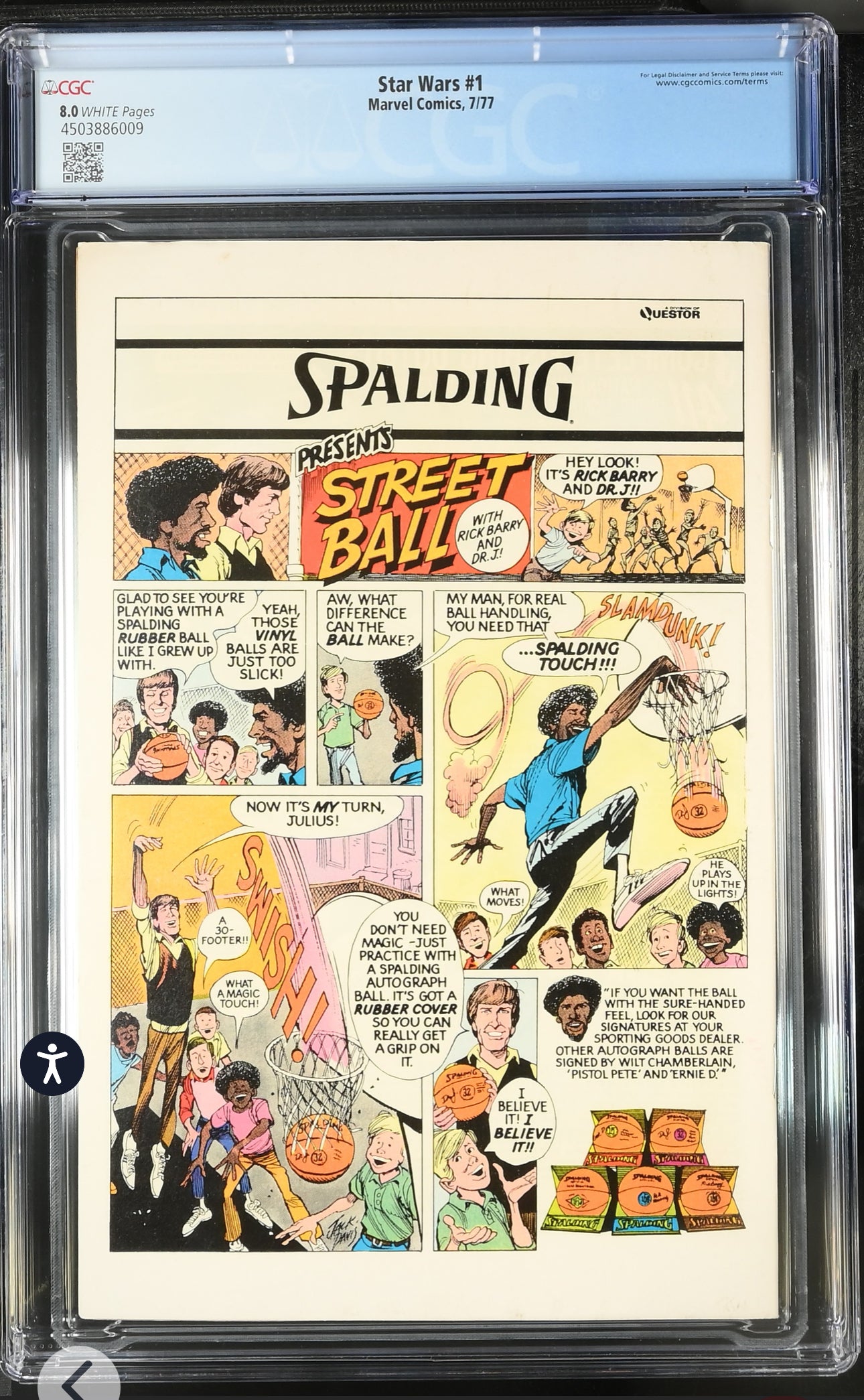 Star Wars #1 CGC 8.0 (Marvel, 1977) First Print, White Pages