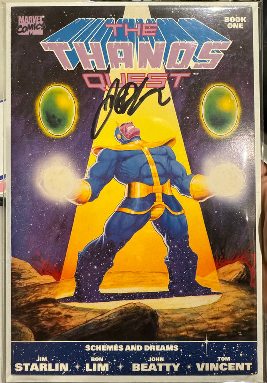 Thanos Quest #1 (Marvel, 1990) Signed by Jim Starlin