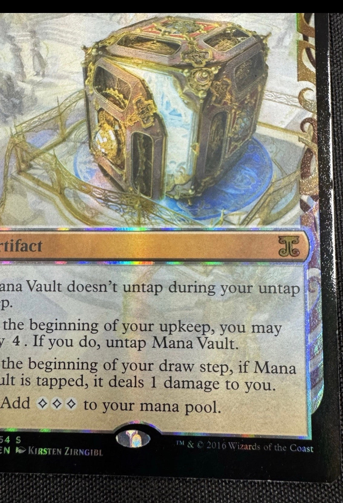 Mana Vault Magic: The Gathering Kaladesh Inventions Foil 017/054 2016 Artifact
