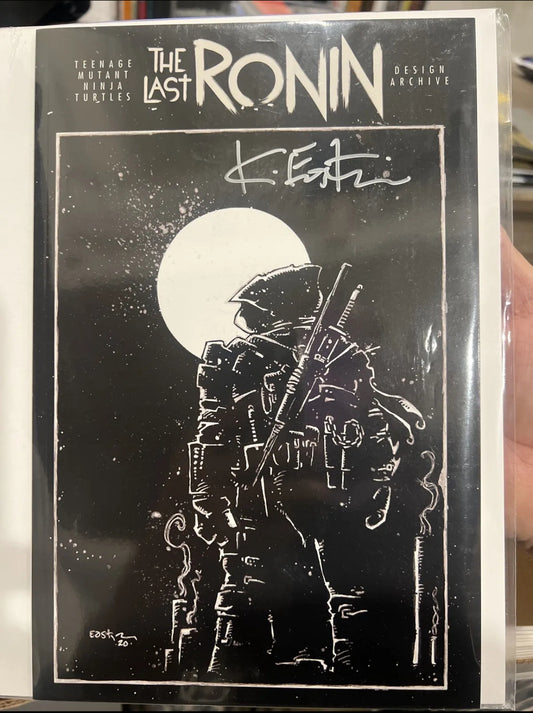 Teenage Mutant Ninja Turtles: The Last Ronin Design Archive (2021, IDW) Signed by Kevin Eastman