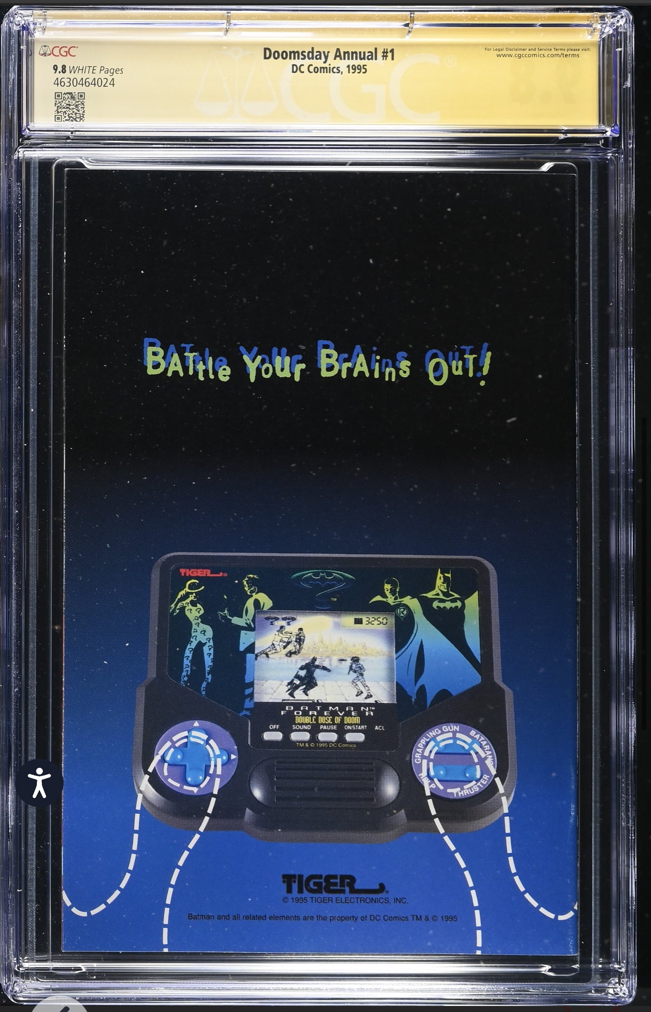 Doomsday Annual #1 CGC SS 9.8 (DC, 1995) 5x Signed by Louise Simonson, Roger Stern, Brett Breeding, Dan Jurgens & Jerry Ordway