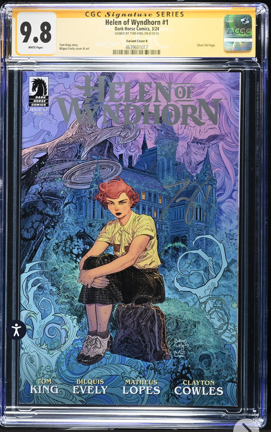 Helen of Wyndhorn #1 CGC SS 9.8 (Dark Horse, 2024) Foil Cover signed by Tom King
