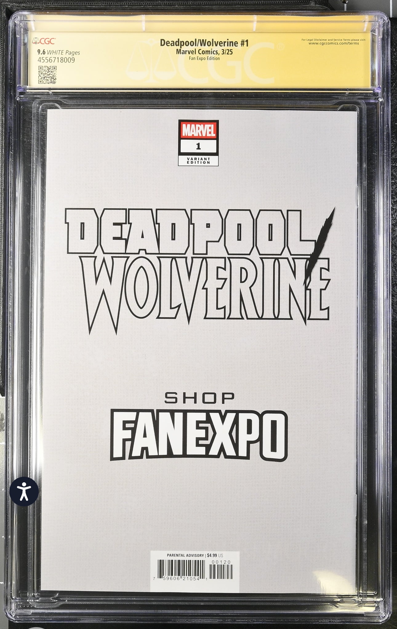 Deadpool Wolverine #1 CGC SS 9.6 (Marvel, 2025) Lee Bermejo Limited Edition Trade Dress Variant